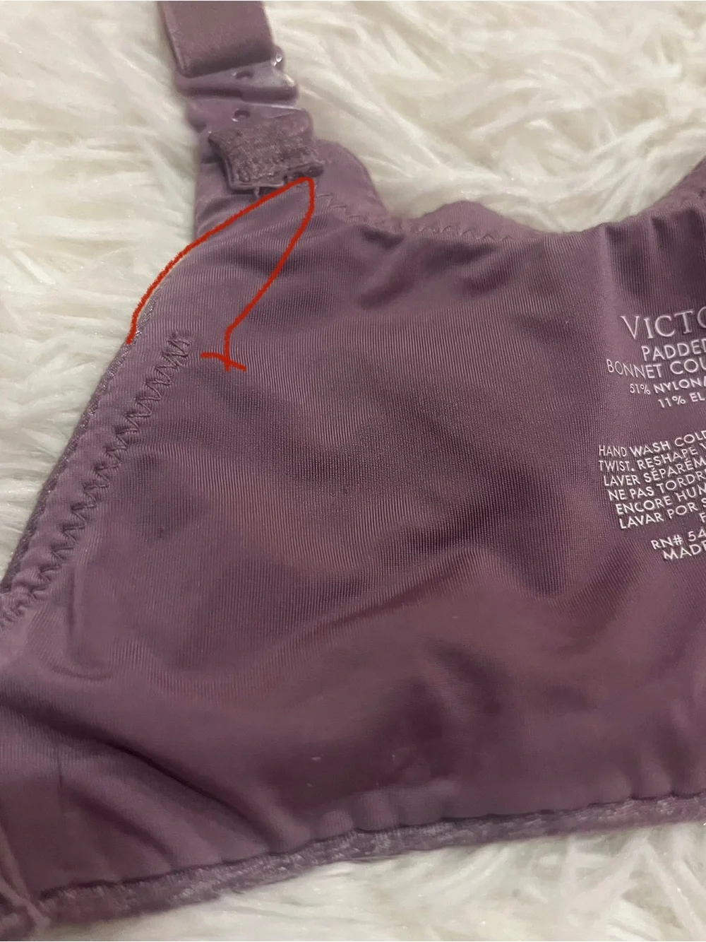 Victoria's Secret Padded Perfect Coverage Bra Size 36DD